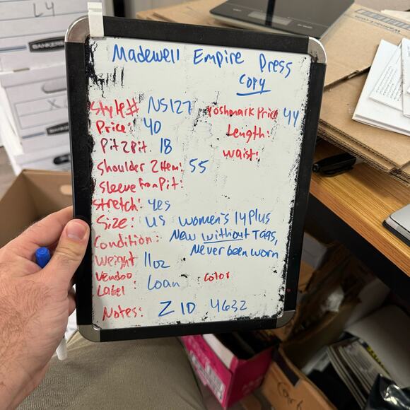 Madewell Empire Waist Tiered Striped Cross Back Maxi Dress US Women's 14 Plus - Picture 11 of 11